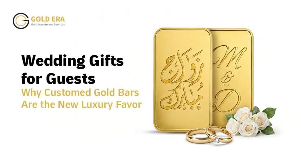 custom wedding gifts for guests ideas from gold era